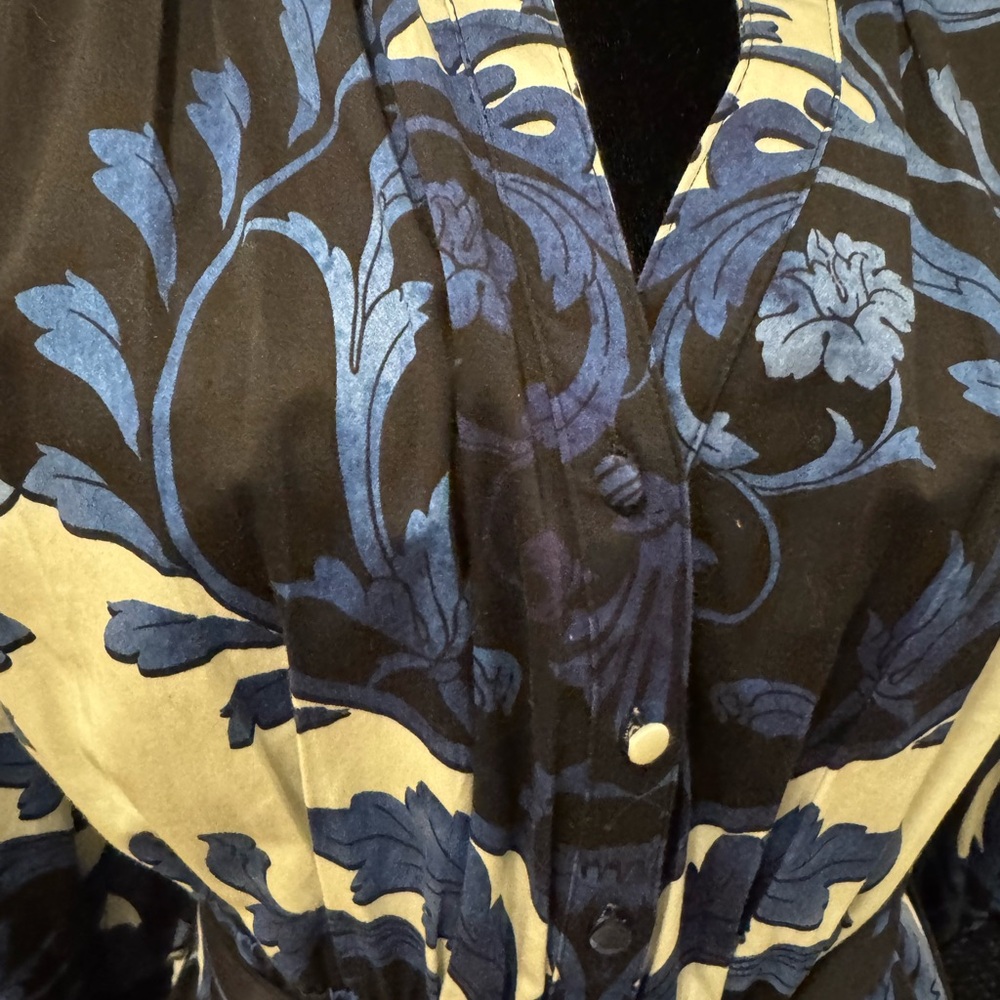 Alice + Olivia Navy and White Floral Mini Dress - Picture 15 of 16